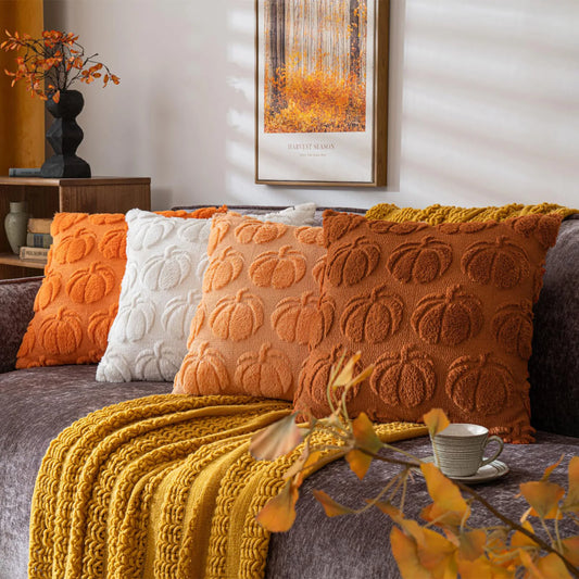 Pumpkin Fall Throw Pillow Covers