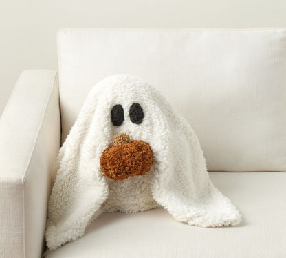 Gus the Ghost Sherpa Pillow