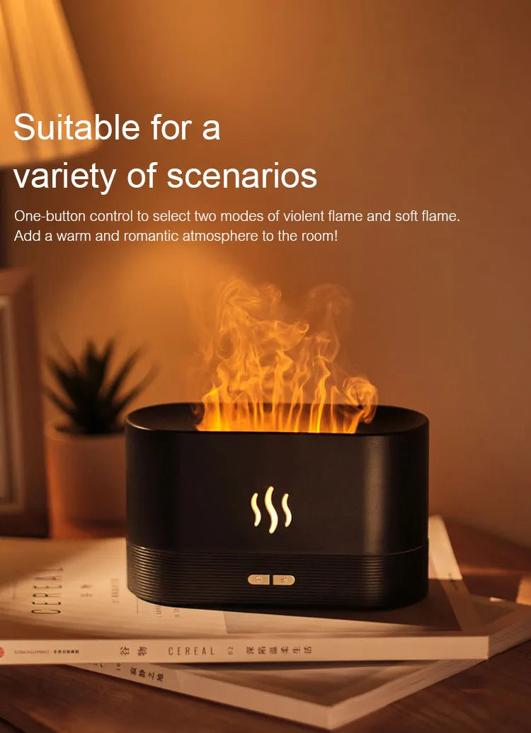 Flame Aroma LED Diffuser/Humidifier