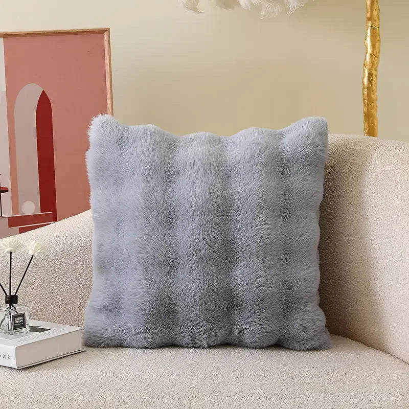 CloudSoft™ Faux Fur Pillow Case - Square