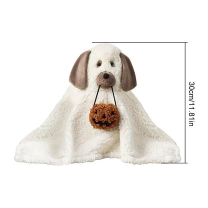 Doug Halloween Ghost Dog Pillow