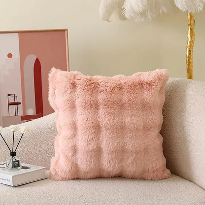 CloudSoft™ Faux Fur Pillow Case - Square