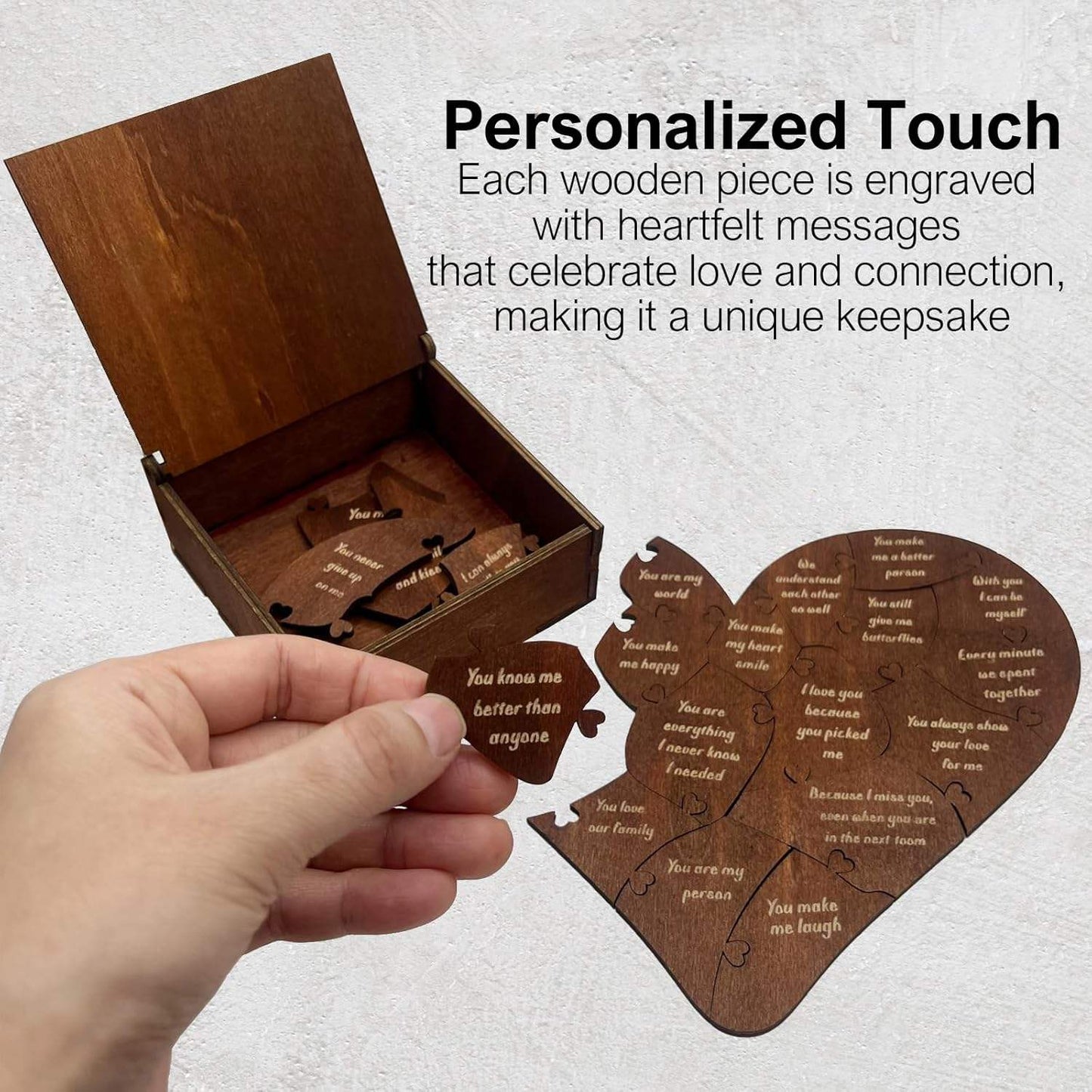 Keepsake Heart Puzzle Box