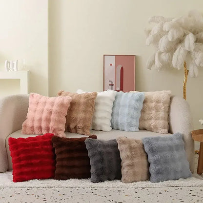 CloudSoft™ Faux Fur Pillow Case - Square