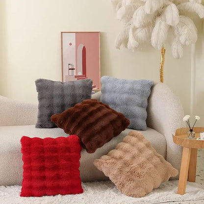 CloudSoft™ Faux Fur Pillow Case - Square