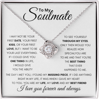 Soulmate First Love Knot- White